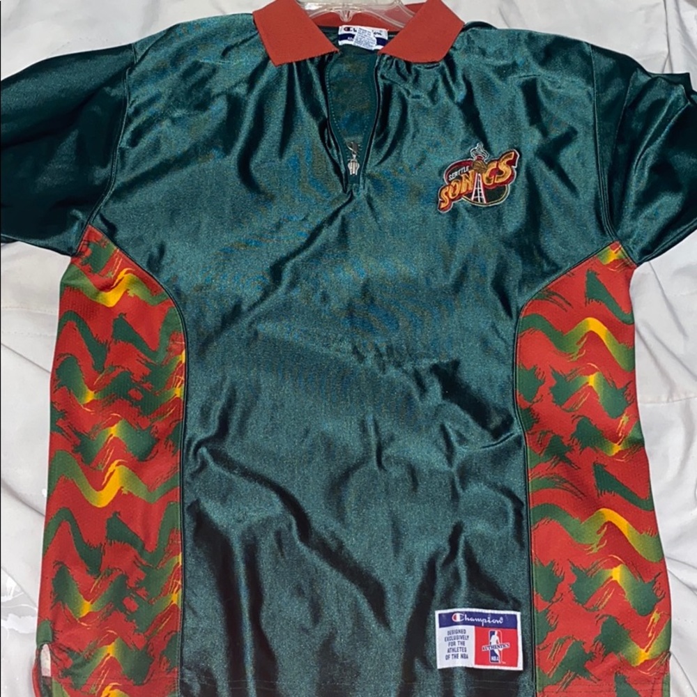 Seattle SuperSonics Jersey L Champion